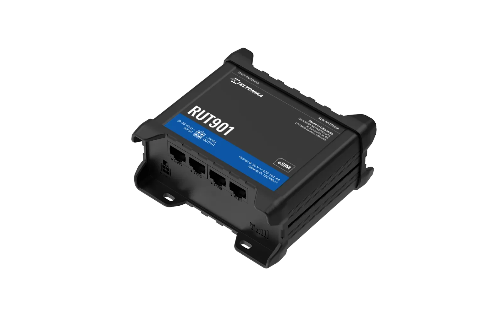 Teltonika RUT901 Dual-SIM 4G LTE Industrial Router