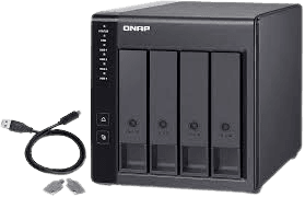 QNAP TR-004 4-Bay USB 3.2 Gen 1 Hardware RAID Expansion Enclosure