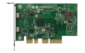 QNAP QXP-T32P Dual-Port Thunderbolt 3 PCIe Expansion Card