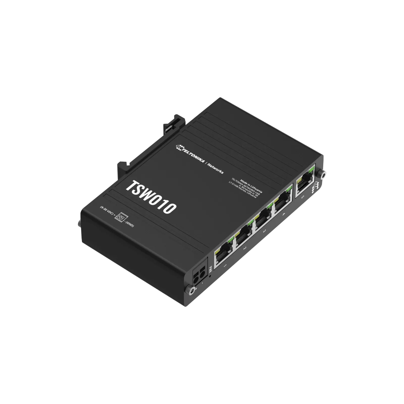 Teltonika TSW010 5-Port Fast Ethernet DIN-Rail Switch