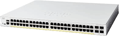 Cisco CBS350-48FP-4X, 48-Port Full PoE+ Gigabit Managed Switch with 4 10-Gigabit SFP+ Uplinks