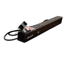 6 Way Horizontal PDU with 6 x Universal Sockets, 13A with 3 Mtr UK Type Power Plug - 6WPDU13UNV
