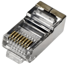 ExTell E6XS13R45 Cat6 Shielded RJ45 Connectors Pack of 50