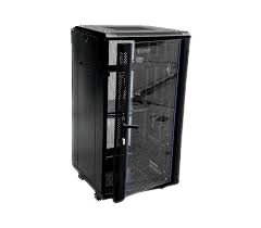 22U x 600(W) x 800(D) - Floor Standing Rack with Perforated Back Door - FS22U600X800