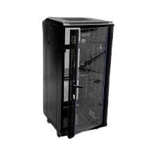 6U x 600(W) x 800(D) - Floor Standing Rack with Perforated Back Door - FS6U600X800