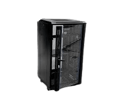 37U x 600(W) x 800(D) - Floor Standing Rack with Perforated Back Door - FS37U600X800