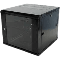 Excel Hinged Wall Mount Frame Network Data Cabinet 6U , 150mm - Black - WB6UB